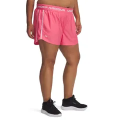 アンダーアーマー レディース ボトムス ハーフパンツ・ショーツ ショートパンツ Under Armour Tech Play Up 3in Shorts Pink ピンク