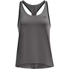 アンダーアーマー レディース トップス タンクトップ Under Armour Armour Knockout Tank Top Womens Grey グレー