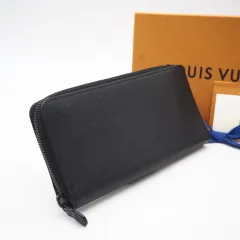 ★3日以内返品可★  LOUIS VUITTON ルイ・ヴィトン シャドウ ジッピーウォレット ヴェルティカル ノワール M62902 長財布 ブラック カーフレザー メンズ
