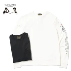 GLAD HAND グラッドハンド 長袖 Tシャツ "GLAD RAW - L/S T-SHIRTS" BYGH6113のサムネイル