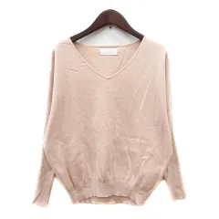 ガリャルダガランテ GALLARDAGALANTE ニット カットソー Vネック 長袖 F ライトベージュ /MN