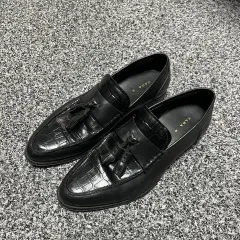 ZARA ザラ ブラック タッセル ローファー 靴 41サイズ