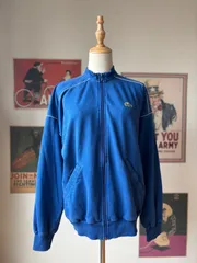 80s-90s ビンテージ CHEMISE LACOSTE ラコステ トラックジャケット フレンチラコステ ブルー