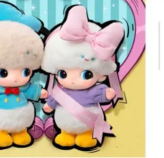 ポップマート DIMOO WORLD ディズニー シリーズ ぬいぐるみ キーホルダー デイジーの プレゼント