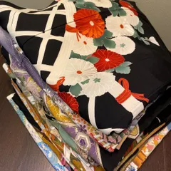 【まとめ売り】正絹留袖10枚 リメイク素材　ハンドメイド向け