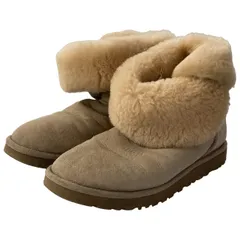 UGG　ムートンブーツ　ショートブーツ　靴　無地　グッズ　古着　/4388