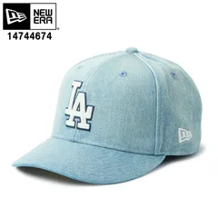 NEW ERA ニューエラ 14744674 PC 59FIFTY ロサンゼルス・ドジャース Chain Stitch チェーンステッチ ウォッシュドデニム ニューエラ 帽子 キャップ カーブドバイザー LA ベースボールキャップ ユニセックス 新品