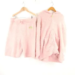 美品 gelato pique ジェラートピケ セサミストリート セットアップ L ポリエステル100％ パーカー パンツ エルモ ルームウェア レディース AO3769B4 