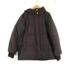 未使用 BLUE LABEL CRESTBRIDGE ブルーレーベルクレストブリッジ 56C03413 ハイマルチピーチタフタミドルダウンコート 42 ポリエステル他 アウター フード レディース AO3743B16 