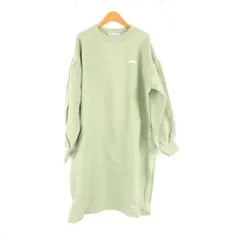 未使用 MILKFED. ミルクフェド 103241041005 WEST DRAWSTIRNG SWEAT DRESS ワンピース ONE SIZE 綿100％ 長袖 ひざ丈 レディース AO3734A27 のサムネイル