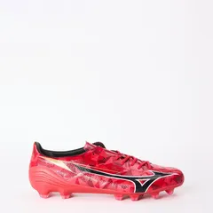 ミズノ メンズ シューズ ブーツ・レインブーツ Mizuno Alpha II Elite Firm Ground Football Boots RedBlackGold ブラック