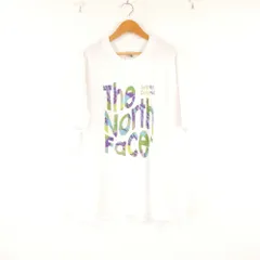 美品 THE NORTH FACE ノースフェイス NT12449 Tシャツ L ポリエステル100％ 半袖 ロゴ メンズ AO3724A35 