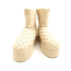 未使用 Rady レディ ムートンブーツ S ファー 厚底 ビジュ レディース AD1537 