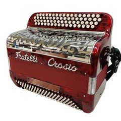 Fratelli Crosio Button Accordion with Case, Used Keyboard Instrument, C10914311