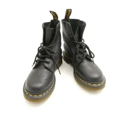 美品 DR. MARTEN ドクターマーチン PASCAL VIRGINIA 8 ホールブーツ レースアップ ブーツ UK4 23cm パスカル ヴァージニア レディース AM8081 