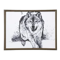 アーテック ペン付点描ウッドフレーム 200×150mm (012610) ※未完成品