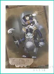 Identity V 第五人格 ミュージアム 購入特典 UR衣装設定画 イラスト 特典 ポストカード 【   ガードNo.26 (三月ウサギ) 　】(単品)　新品未使用  １枚のサムネイル