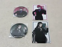 ヒソカ イルミ HUNTER×HUNTER アニメイト 缶バッジ ポストカード 4点セット【P4592-008】083