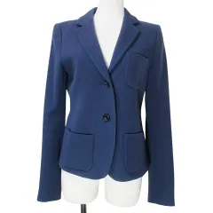 セオリー Theory NILLIANテーラード ジャケット シングル 2B 総裏地 ウール 2 M相当 紺 ネイビー X