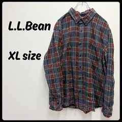 L.L.Bean トップス チェック フランネルシャツ XLサイズ アウトドア 古着