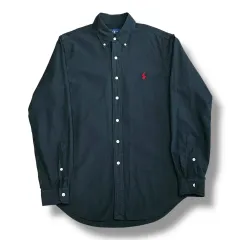 POLO Ralph Lauren ブラック コットン シャツ