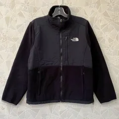 THE NORTH FACE ブラック ナイロン切り替え フリースジャケット