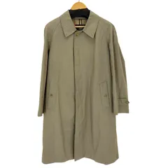 バーバリーズ BURBERRYS 裏地ノバチェック 比翼ステンカラーコート メンズ 表記無 