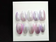 ネイルチップ　オーロラカラー グラデーション