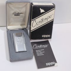 Zippo Contempo ガスライター 本体 専用ケース付き - メルカリ