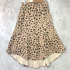rienda リエンダ Leopard Flare J/W SK ベージュ Mサイズ 〇◇☆のサムネイル