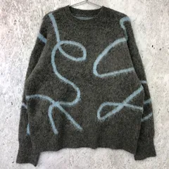 LOWRYS FARM ローリーズファーム ニュアンス ライン ニット プルオーバー LS グレー Fサイズ ◇〇☆