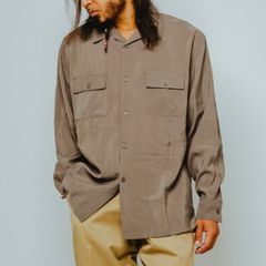 a*a様 AURALEE WOOL MAX GABA SHIRT グレージュ 3 - メルカリ