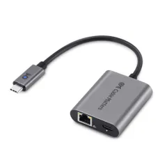Cable Matters USB C 2.5G 有線LANアダプター [2.5Gbps ＆ 100W充電対応] 2-IN-1 USBC LAN変換アダプター、タイプC イーサネット Thunderbolt 4/5・USB4対応 MacBook/PC ...