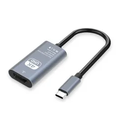 USB Type C to HDMI 変換アダプター 4K 60Hz タイプC → hdmi 変換ケーブル USB C オス から HDMI メス 変換コネクター Thunderbolt 対応 スマホ/ノートパソコン/タブレットなどに対応