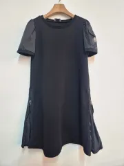 モンクレール ブラック 半袖 ONE PIECE XS