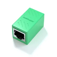 HUAKE LANケーブル用中継コネクタ コンパクト ギガビット RJ45 延長 Cat7 / Cat6 / Cat5eコネクタ プラグ 8P8C メス-メス