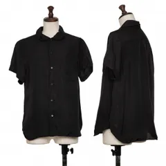 トリココムデギャルソンtricot COMME des GARCONSラウンドカラー半袖シャツ 黒M