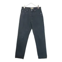 80年代 USA製 GUESS JEANS ゲスジーンズ デニムパンツ ブラック(メンズ W32)中古 古着 X3138