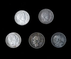 1973年 英領ヴァージン諸島 コインセット 銀貨2枚含む エリザベス2世