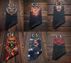 ネックゲイター フェイスカバー ネックカバー メンズ レディース スカル ネックウォーマー 多機能 日焼け防止 国旗 アメリカン 星条旗 バイク スポーツ用