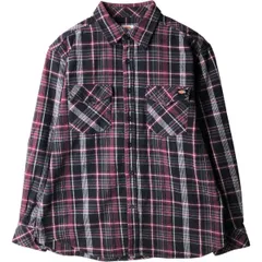 古着 ディッキーズ Dickies 長袖 フランネルチェックシャツ メンズL相当/eaa610941