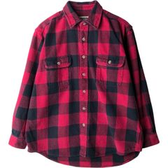 古着 フィールドアンドストリーム FIELD&STREAM 長袖 フランネルチェックシャツ メンズL相当/eaa610944