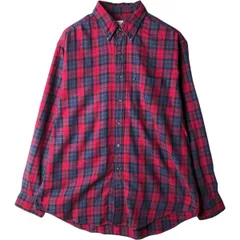 古着 ブルックスブラザーズ Brooks Brothers 346 長袖 ボタンダウン ライトネルチェックシャツ メンズL相当/eaa613242