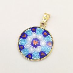 美品】patrick cox パトリックコックス フレアクロスネックレス ユリの