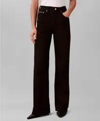 カルバンクライン レディース ボトムス デニムパンツ ワイドレッグ Calvin Klein Jeans Womens Ultra High Rise Wide Leg Jeans True Black ブラック