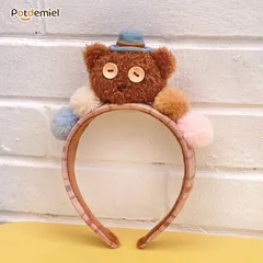 ミニオン ティム カチューシャ ポンポン付