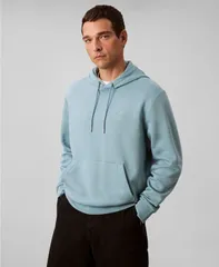 カルバンクライン メンズ アウター パーカー・スウェット ロゴ 長袖 パーカー Calvin Klein Mens Archive Logo LongSleeve Hoodie Smoke blue スモーク