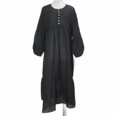 ジャーナルスタンダード レリューム JOURNAL STANDARD relume 22SS コットンボイルクリンクルVネックギャザーワンピース