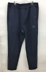 アディダス adidas ウインドブレーカー パンツ L KA1300 QU803 ネイビー 撥水保温ウィンドパンツ 未使用 2602WS063