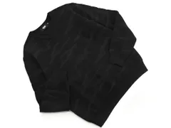 AZUL BY MOUSSY アズールバイマウジー Vネック 総柄 ニット セーター sizeM/黒 ◇■ レディース